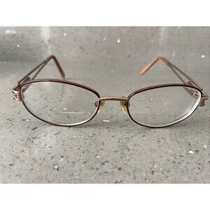 Indie GRETA COGNAC SHINY BROWN EYEGLASSES GLASSES METAL FRAMES ONLY 51-18-140